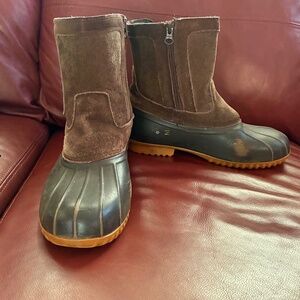 "Propet" boots, 8.5, 'duck-like', brown